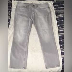 Grey mens Goodfellow & Co skinny jeans 36x32 flex 4 way